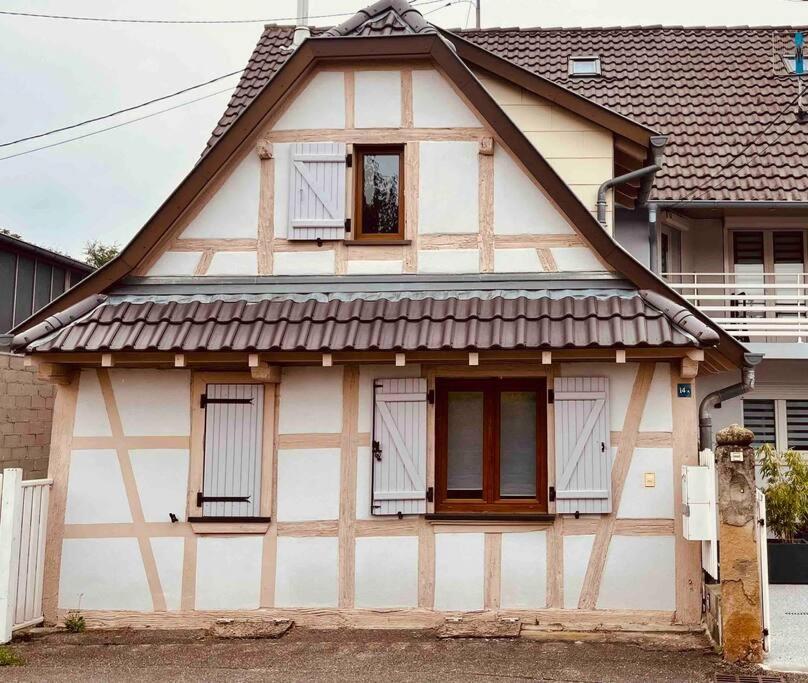 S'Hiesele Petite Maison Alsacienne Typique Ittenheim Dış mekan fotoğraf